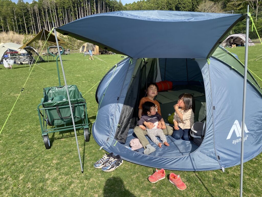 アヤマヤのテント